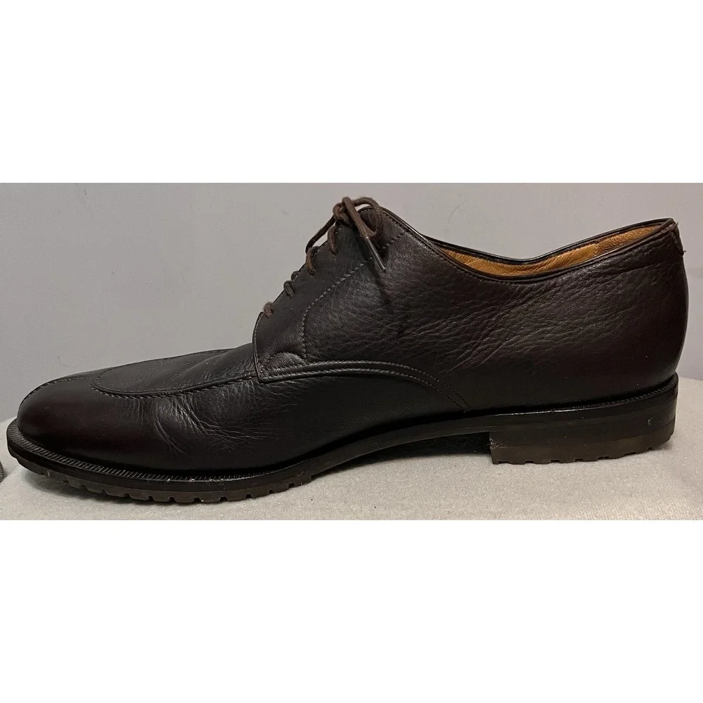 Peter Huber Mens Brown Leather‎ Lace Up Shoes Sz 13M